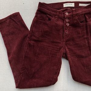 High Waisted Corduroy Pants